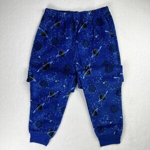 Boys Fleece Space Theme Pajama Bottoms